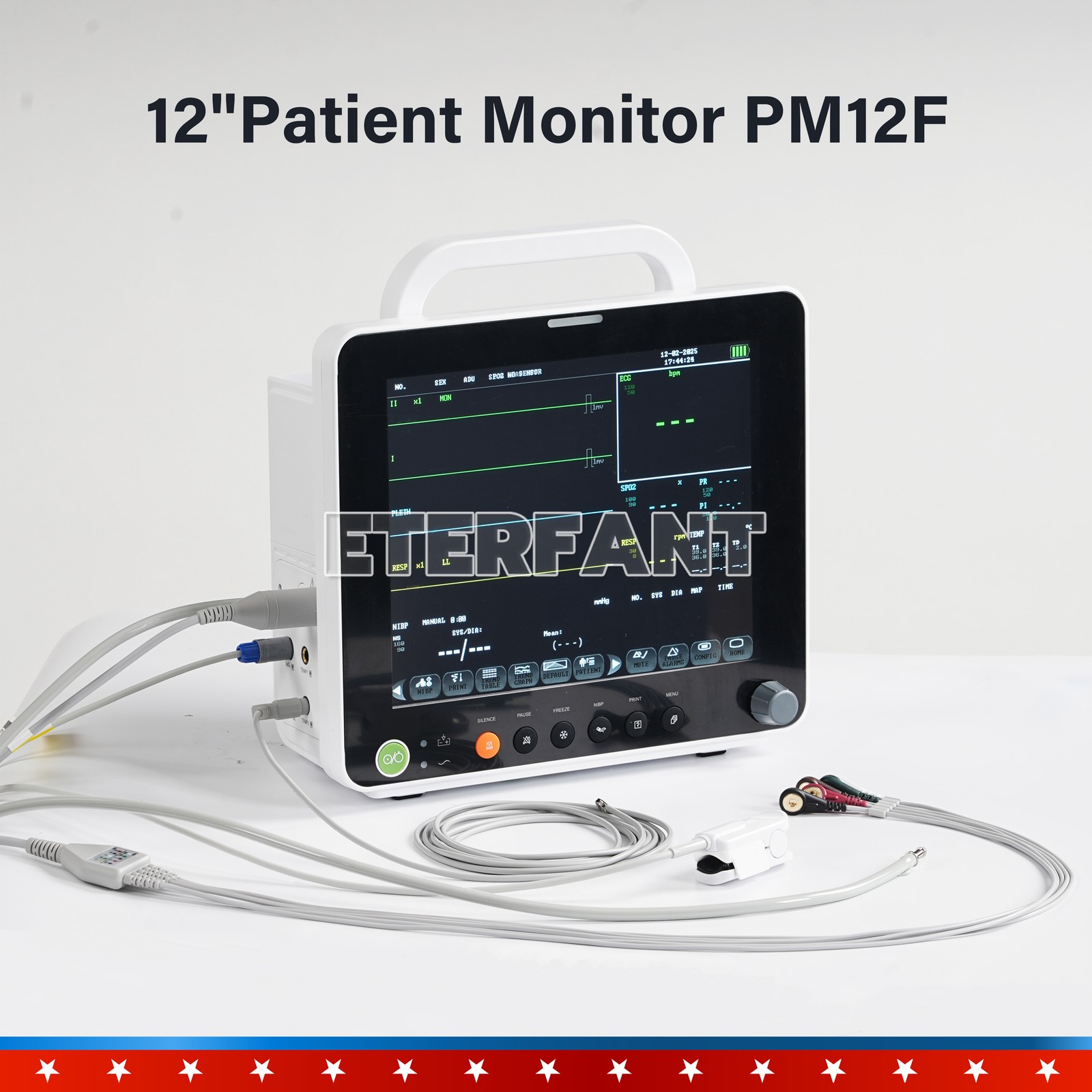 Patient Monitor CCU ICU For Hospital/Mobile Medical Cart Trolley Rolling Cart