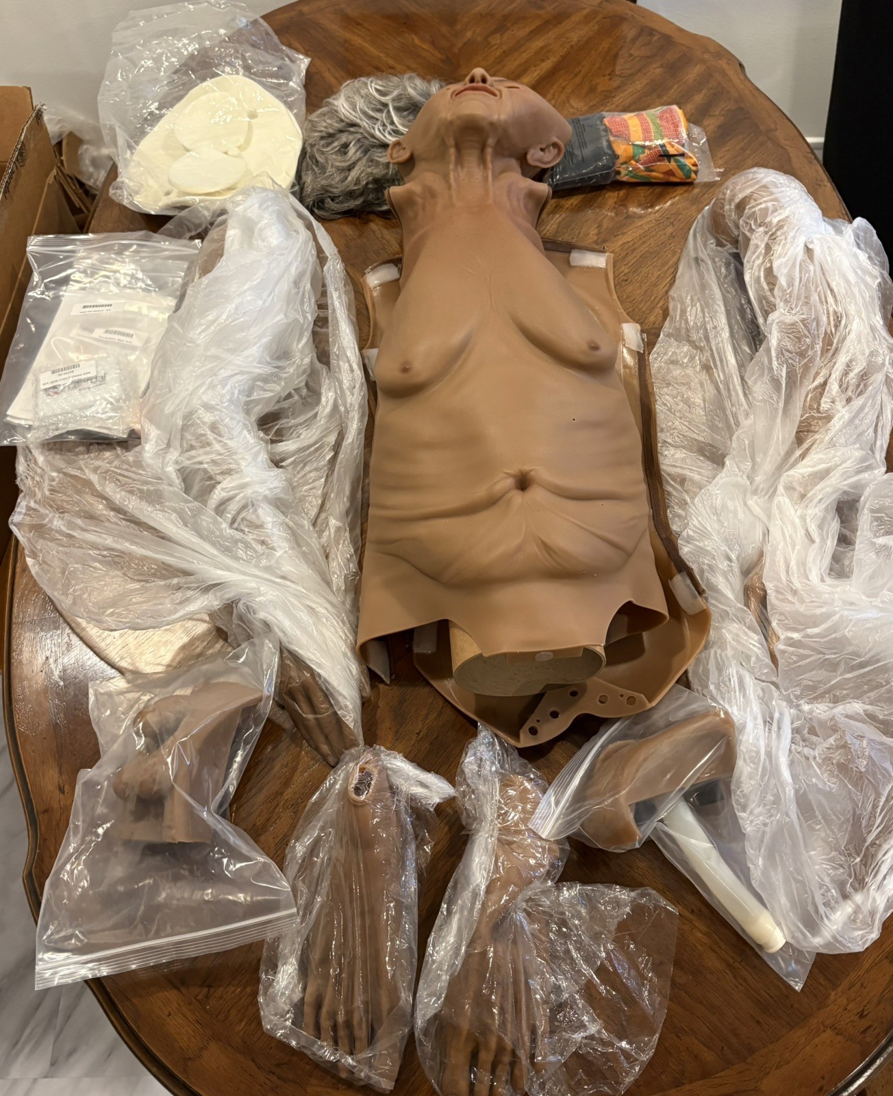 Laerdal Nursing Anne Simulator Geriatric Upgrade Kit (Dark Skin) 322-10550-D