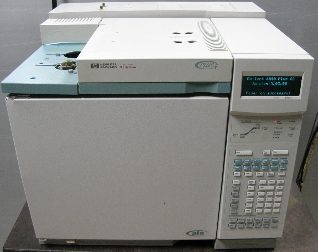 HP 6890 SERIES GAS CHROMATOGRAPH SYSTEM PLUS+ G1530A FID SPLIT FOR FAME ANALYSIS