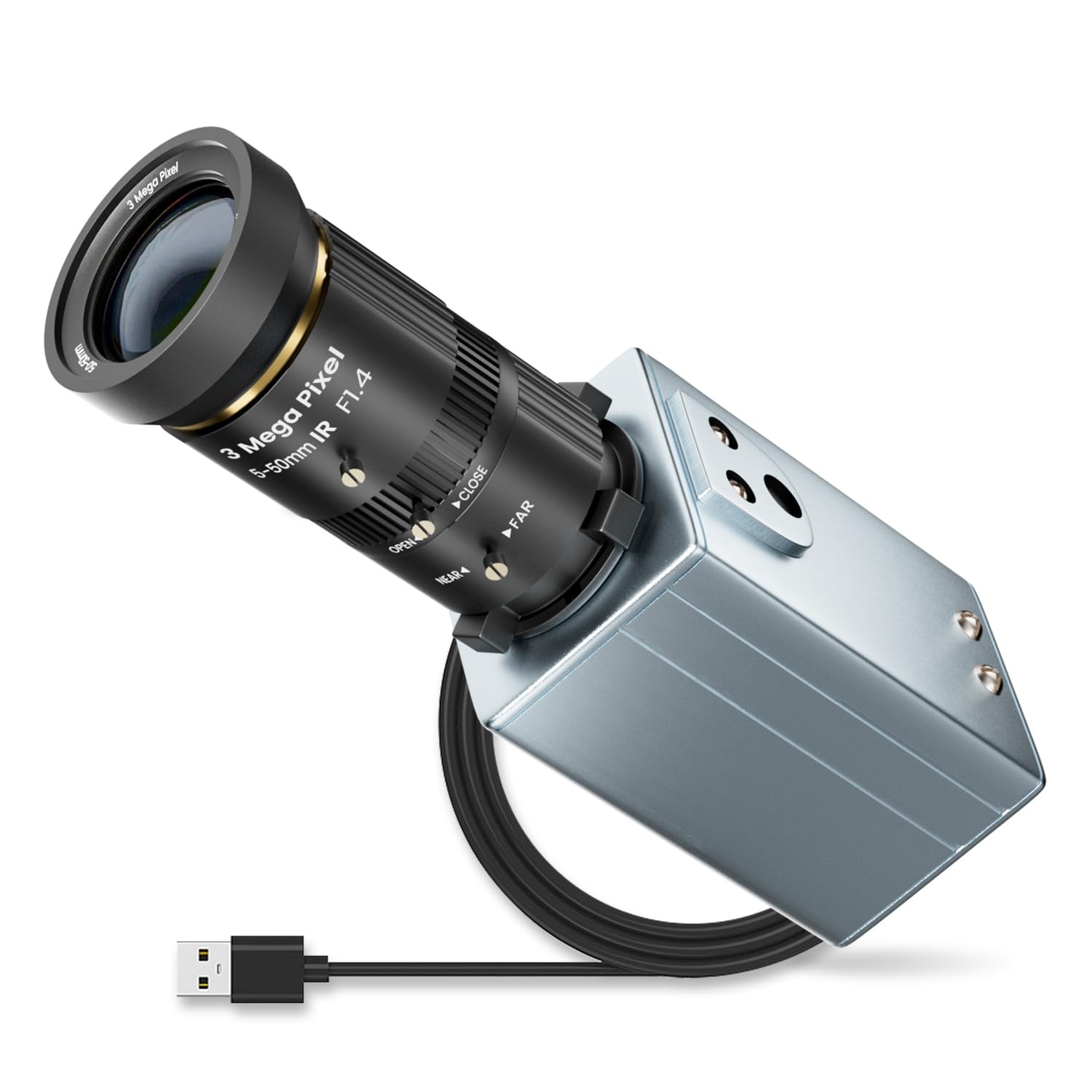 CIRICO UltraCam C280 4K UHD Camera, 16MP, 10X Optical Zoom, Manual Lens, 110°