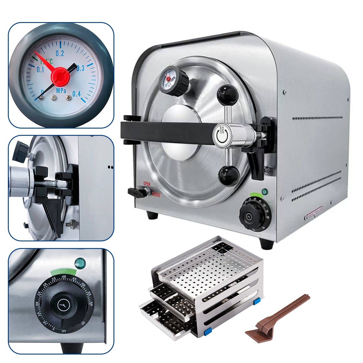 14L /18L Dental Medical Autoclave Vacuum Steam Sterilizer /With Drying Function