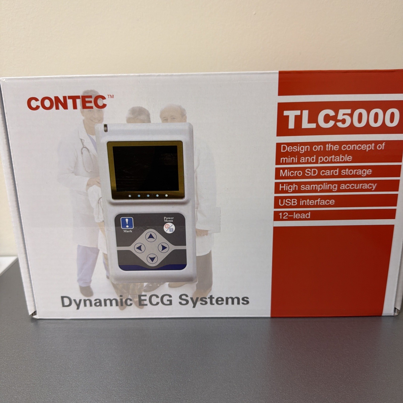 TLC5000 12 Channel ECG Holter 24 Hours Holter EKG Monitor Software