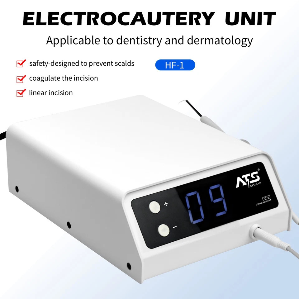 Electrosurgery Dental Cutting Unit with 10 Electrodes Tips 110V/220V HF