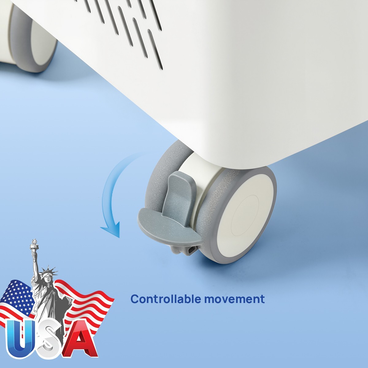 Dental Electric Mobile Suction Unit System Machine /Air Compressor Oil Free