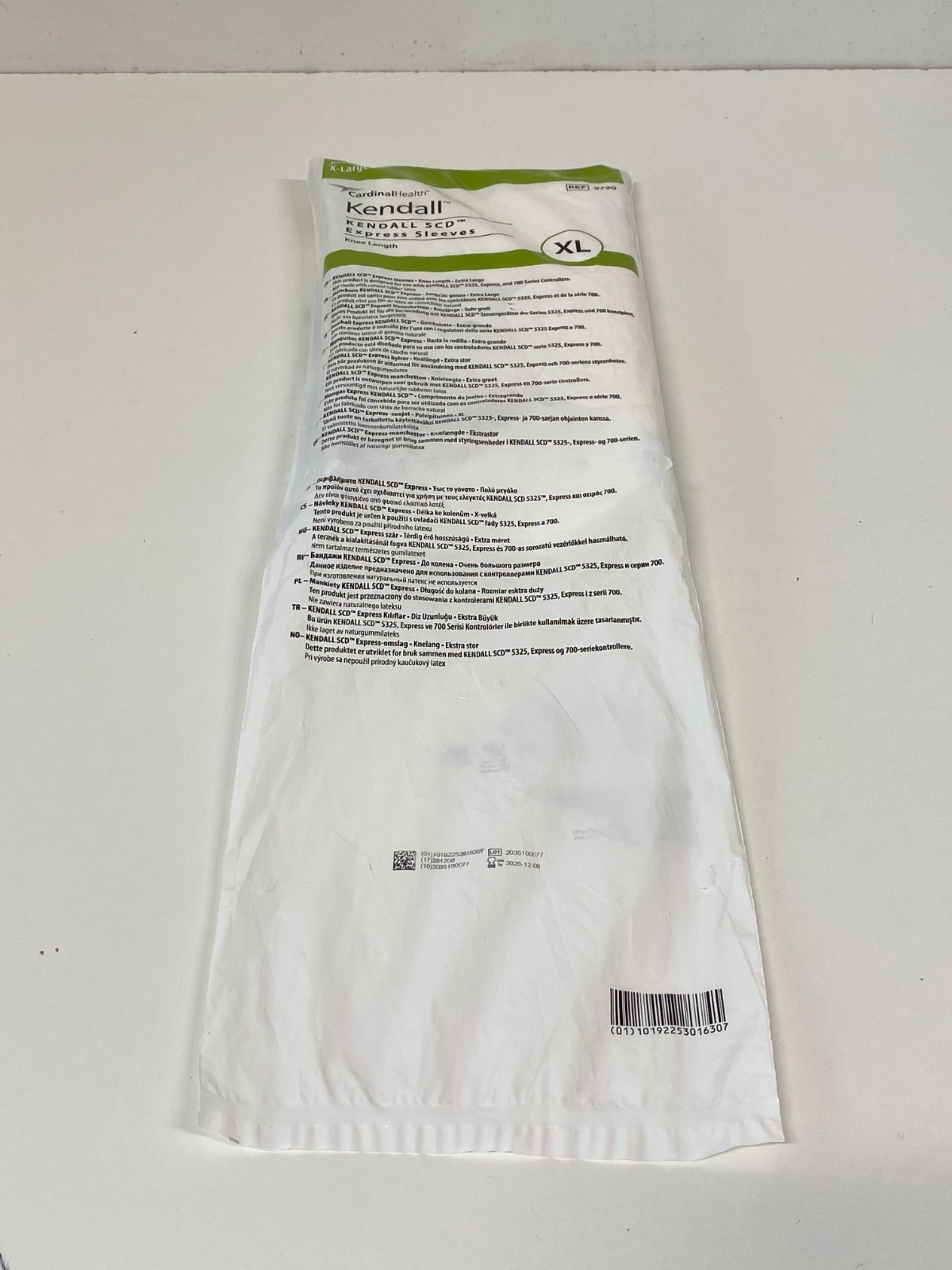 CARDINAL Knee Length XL Express Sleeves 9790 Exp.2025-12 (*CC14*)