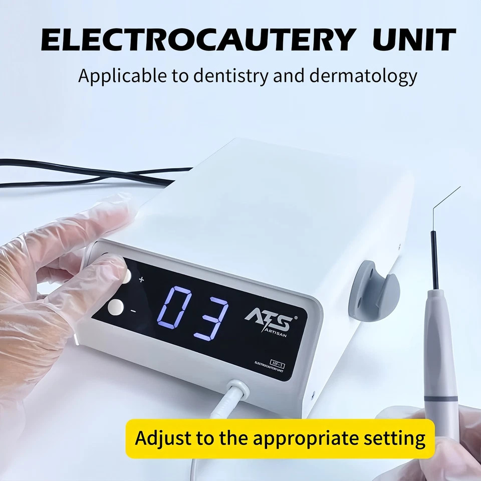 Electrosurgery Dental Cutting Unit with 10 Electrodes Tips 110V/220V HF