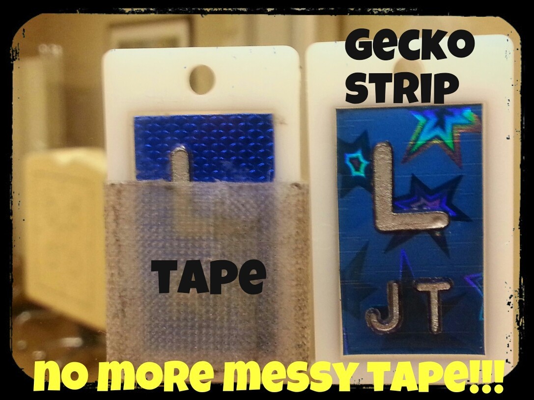 XRAY MARKER WASHABLE ADHESIVE – 1 SET RADGRIPS / GECKO STRIPS (2 pieces)