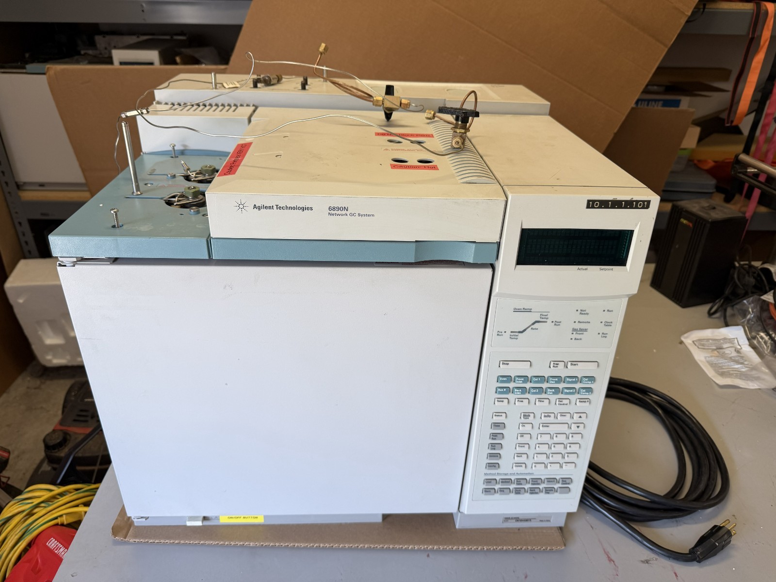 Agilent GC 6890N, Dual FID