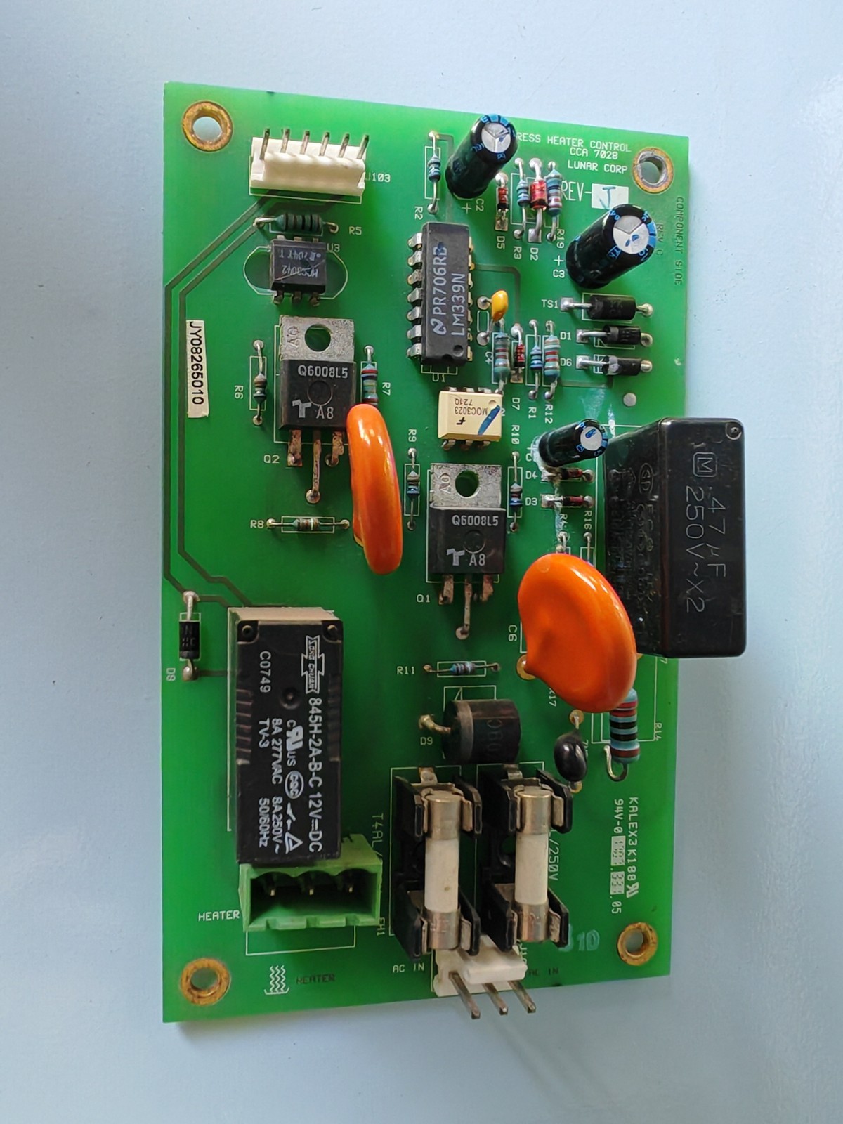 LUNAR CCA7028 Pressure Heater Control Board, GE Bone Densitometer Temperature Co