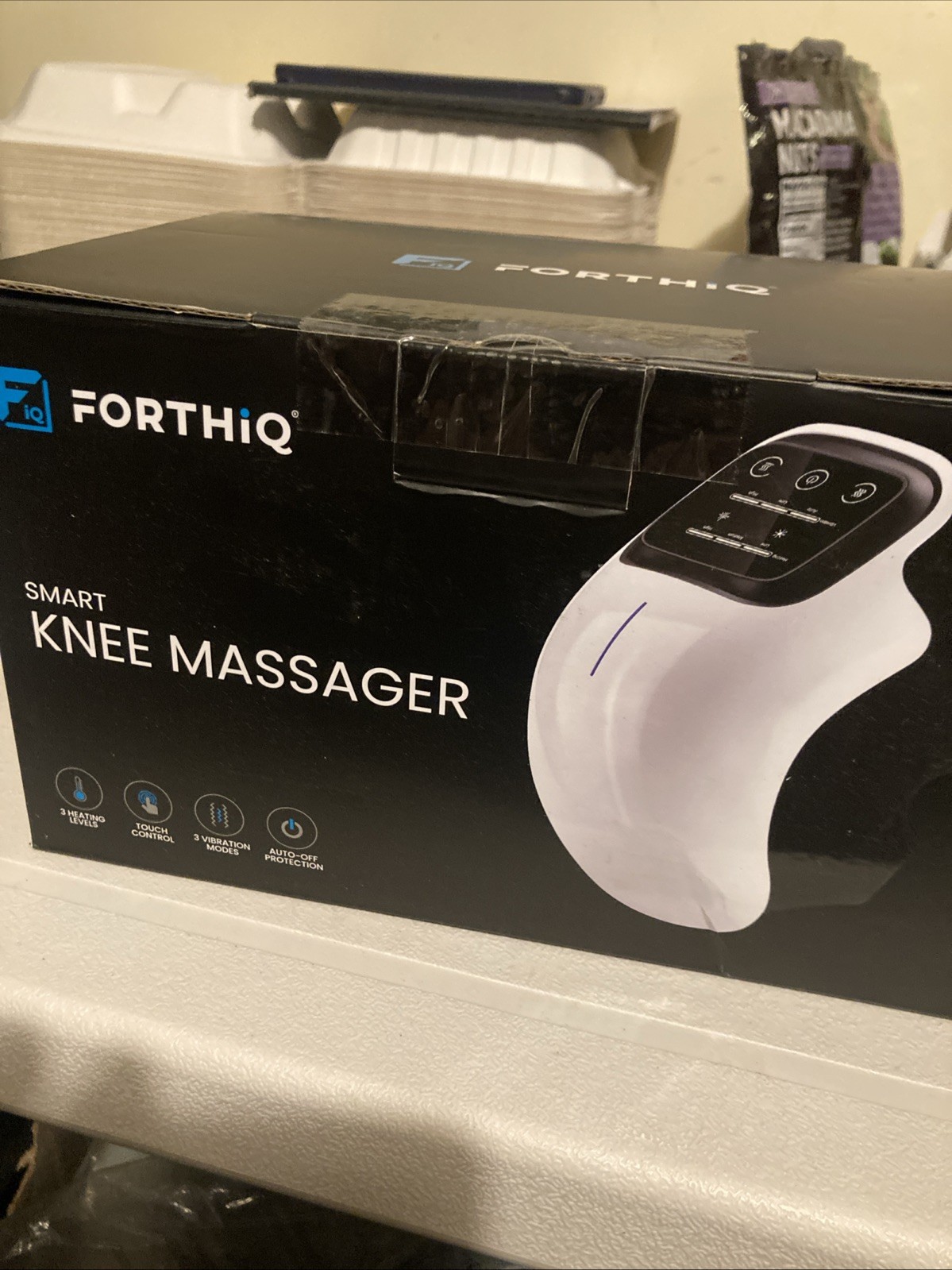 FORTHiQ FQ-ST 1101 Smart Knee Massager White Heat Vibration