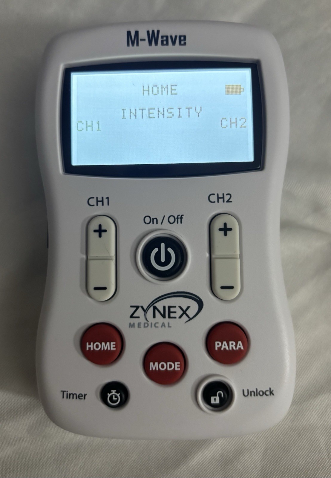 Zynex Medical M-Wave 2-Channel Handheld TENS Unit Kit w/ Case