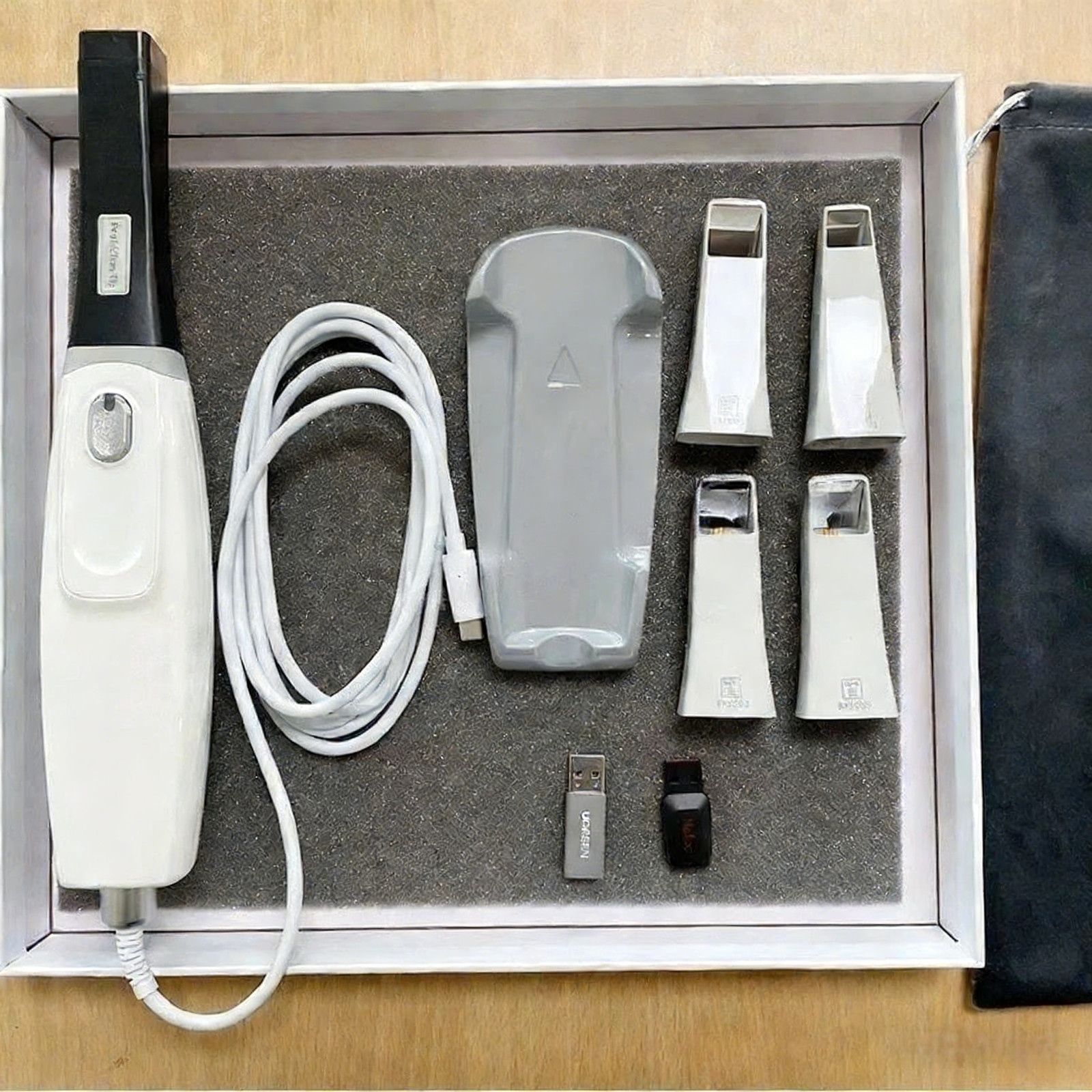 Dental 5Lights LED E-Generator High Speed Fiber Optic Handpiece 4Hole Shadowless
