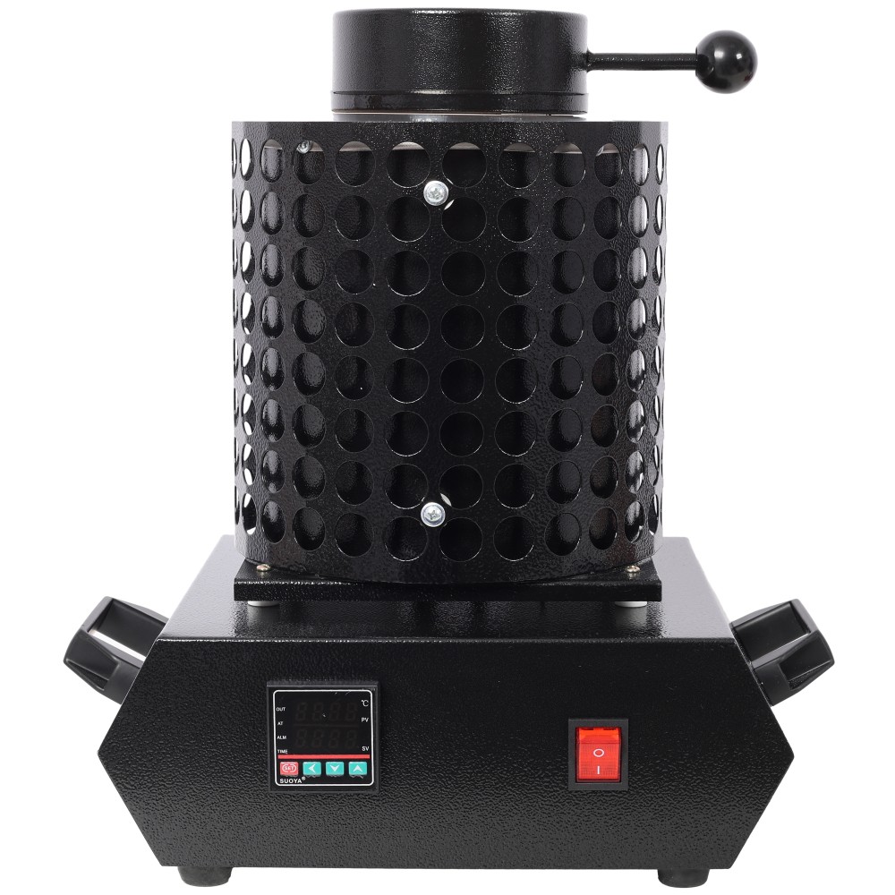 Gold Melting Furnace, 1+3 KG Electric Digital Smelting Furnace, 1800W 1100 °C /