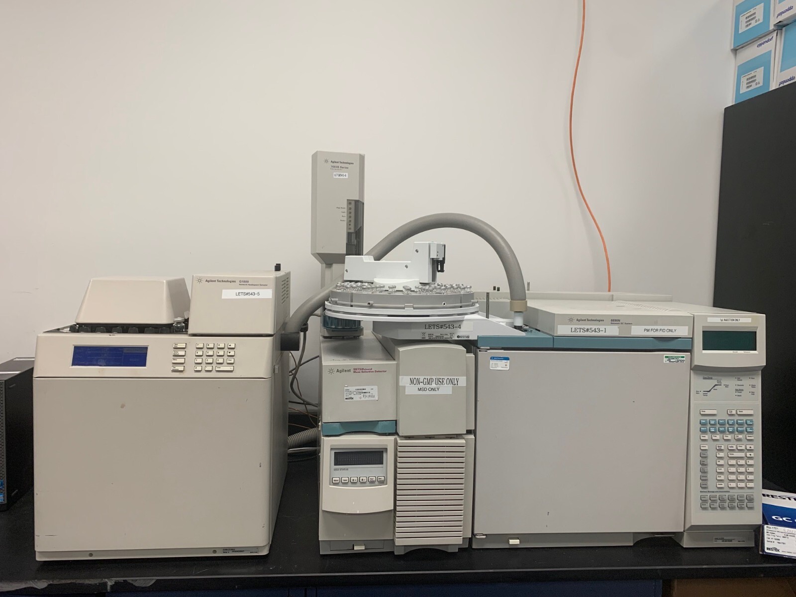 Working Agilent 6890N 5973N Network GC/MS 