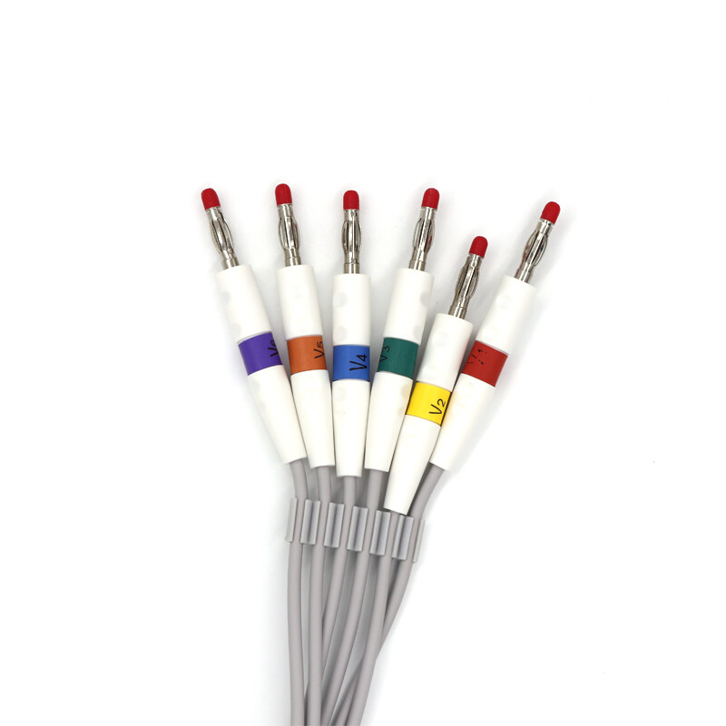 For Mortara Burdick 10 Leads ECG Leadwire ECG Patient Cable TPU Banana4.0