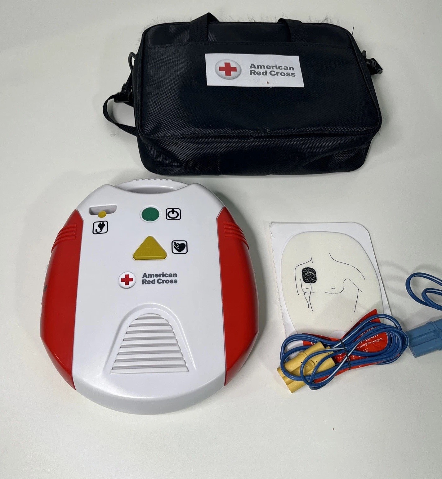 American Red Cross AED Trainer Training Practice Device WORKS