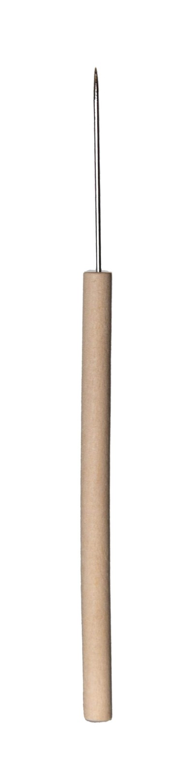 Teasing Tool with wood handle and straight metal tip. Pack 12.