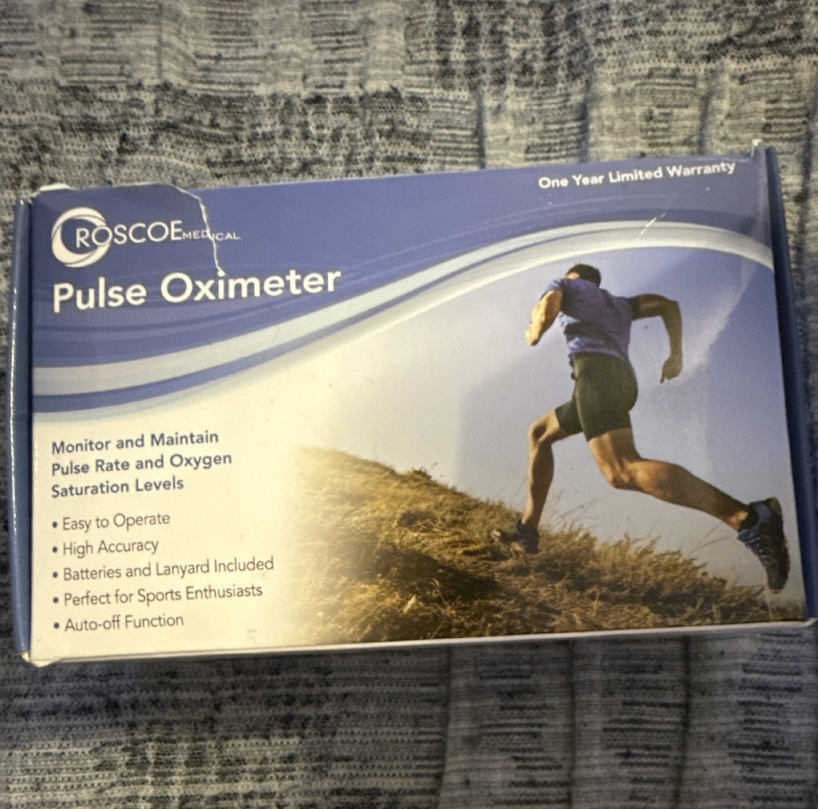 Roscoe Medical Fingertip Pulse Oximeter POX-ROS for Sports Enthusiasts
