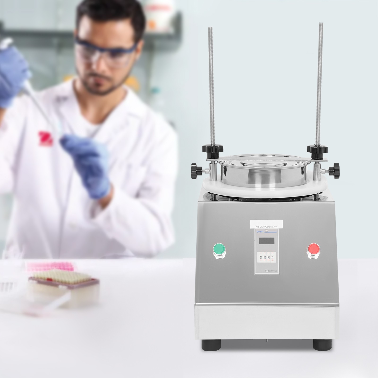 Corded Electric Lab Sifter Shaker Stainless Steel 1400R/Min 125W 110V USA