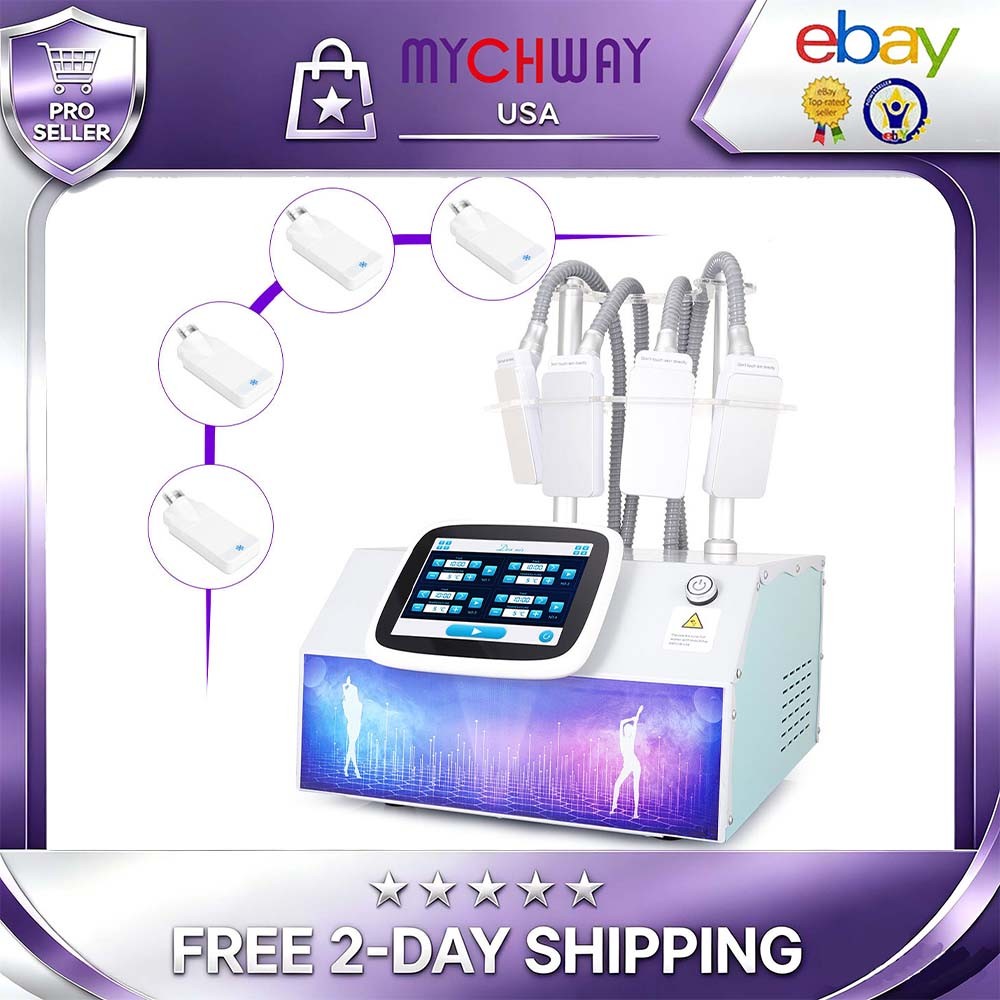 Pro Cool Freeze Beauty Machine 4 Pads for Body Silhouette Enhancement Salon Use