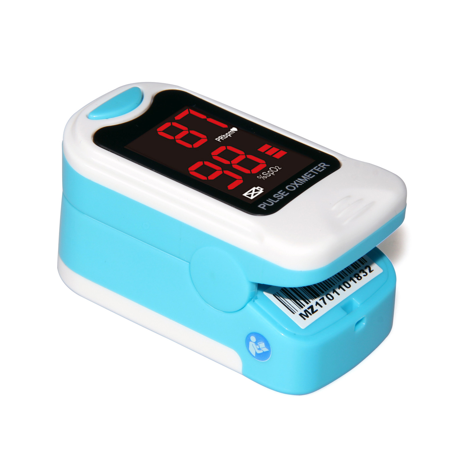 US seller LED Finger Tip Pulse Oximeter Blood Oxygen SpO2 Monitor lanyard