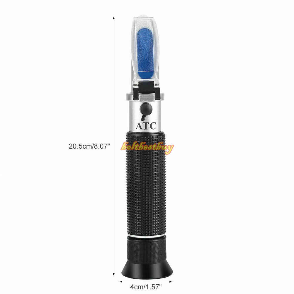 Alcohol 0-80% Test Refractometer With ATC Liquor Spirit Measure Instrument