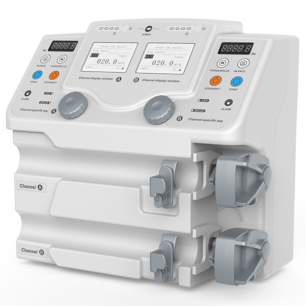 BYOND BYZ-810TU Medical Dual Channel Syringe Pump with Audible Alarm LCD Display