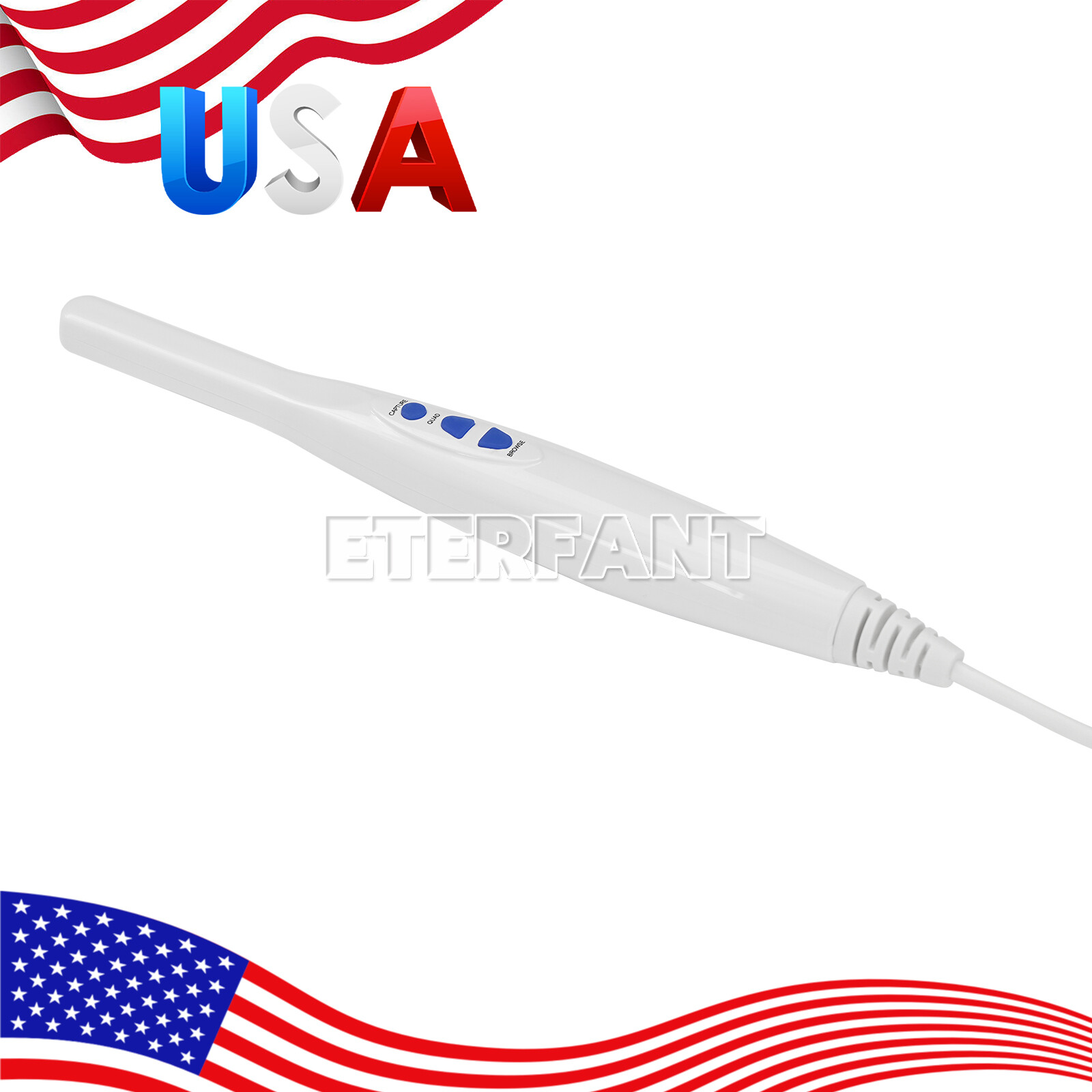 Dental Intra Oral Camera 17inch LCD Screen + 6PCs LED High-definition Macro Lens