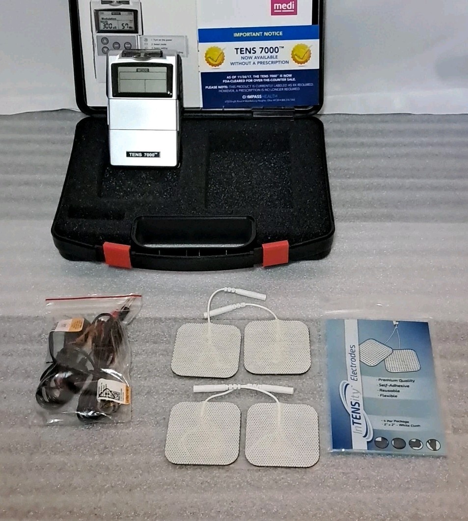TENS 7000 2nd Edition Digital TENS Unit – Tested, Complete Set