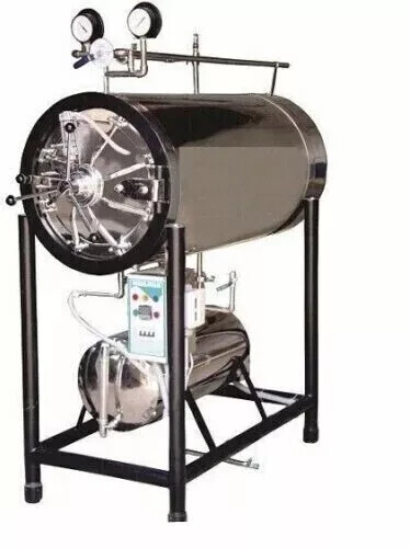 CA23 Horizontal Autoclave with 50-Liter Cylindrical Chamber and Separate Boiler