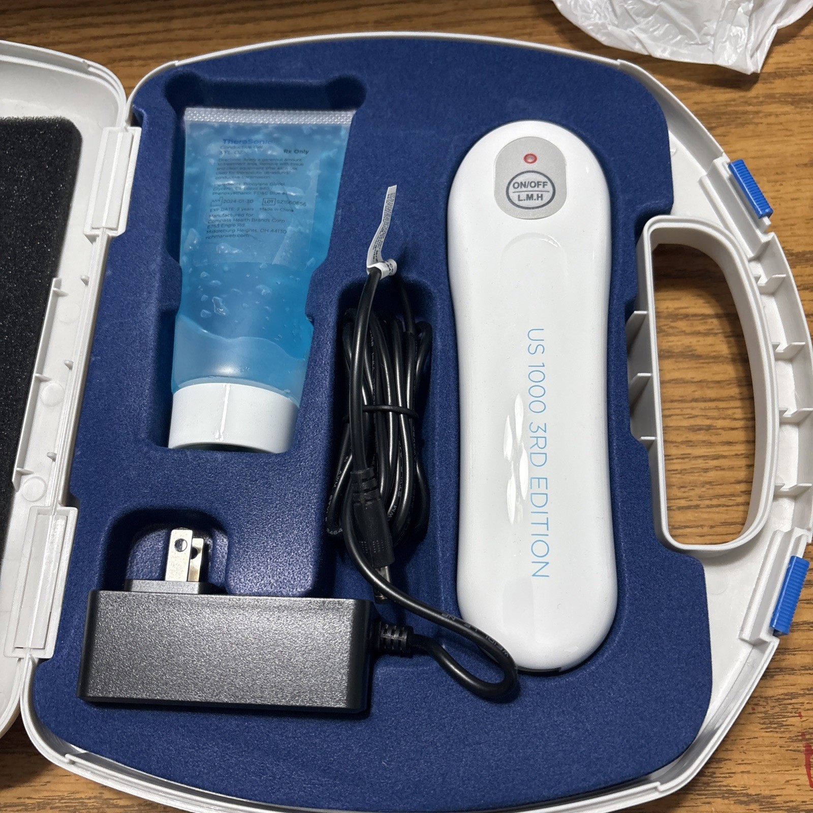 Portable Ultrasound US1000 3rd Edition portable therapeutic unit