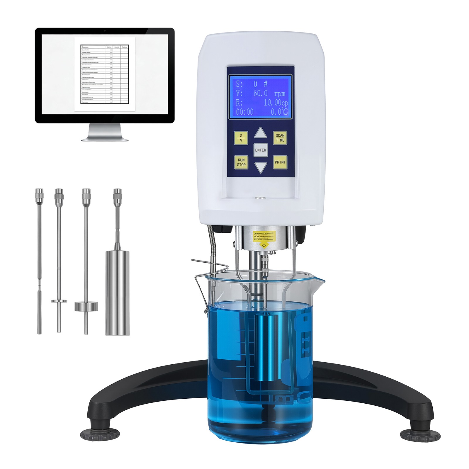 Uimoso Digital Rotary Viscometer for Measuring Viscosity 10-100,000 mPa.s (cP)