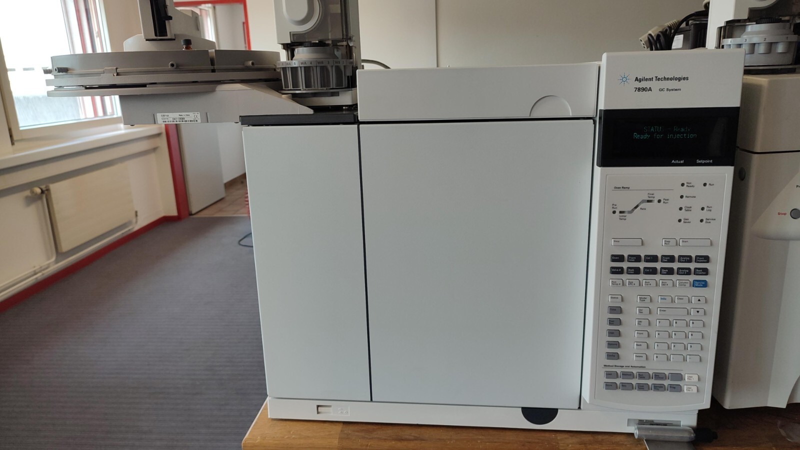 Agilent 7890A Gaschromatograph SSL TCD Chemstation Software Windows 10