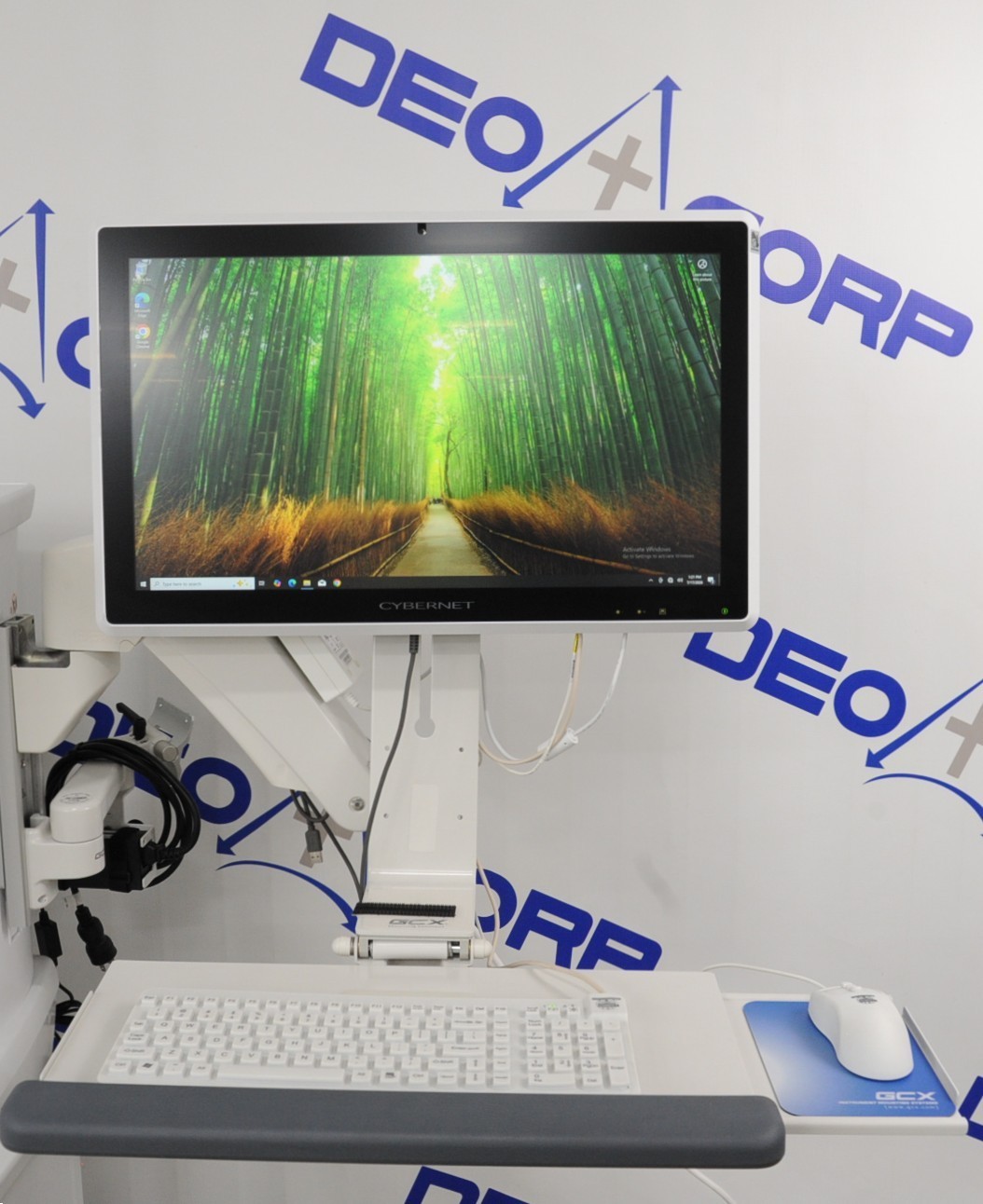 GE Datex Ohmeda Aespire View W/ Cybernet LCD PC CyberMed-H24 Display Screen