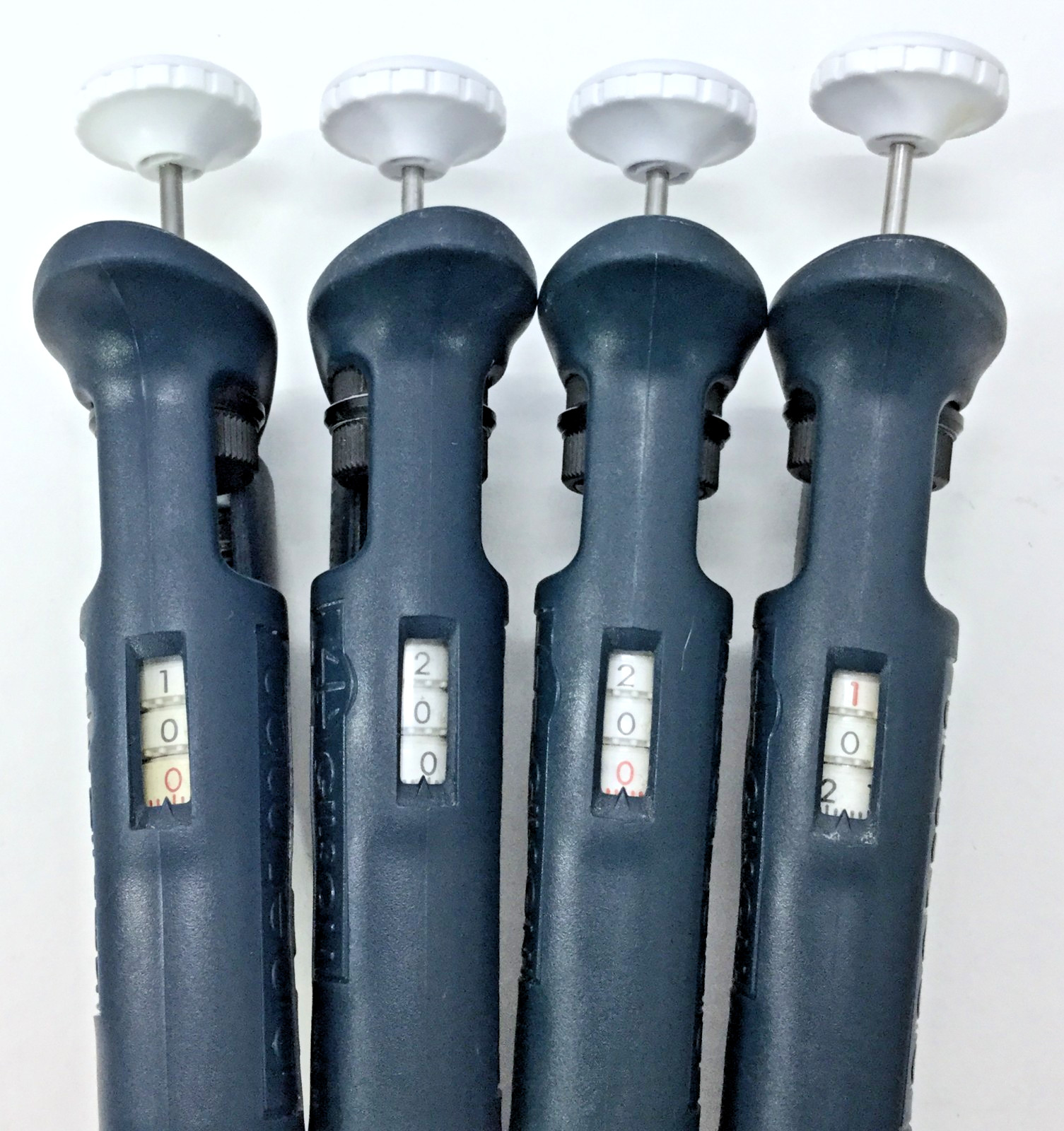Gilson Pipetman Modern Classic Pipette Set | P10, P20, P200, P1000 | Calibrated
