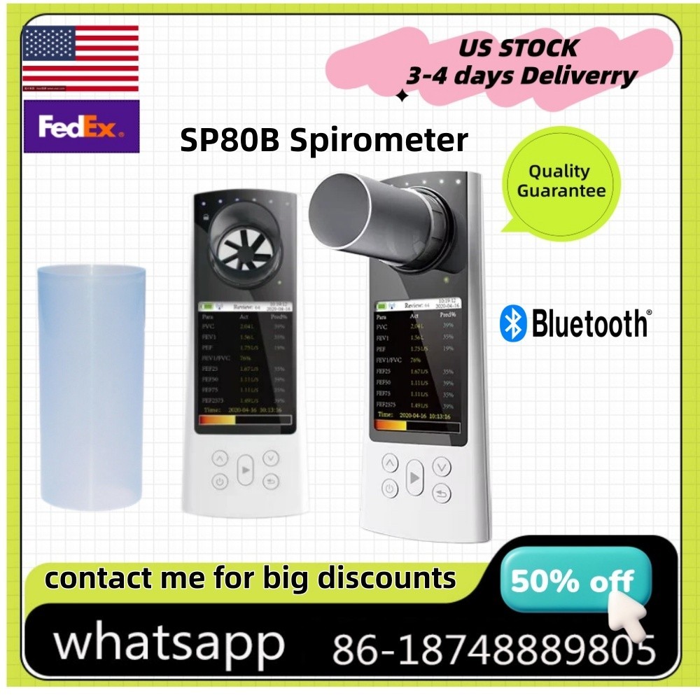 CONTEC SP80B Bluetooth Spirometer Pulmonary Function Handheld Spirometry APP