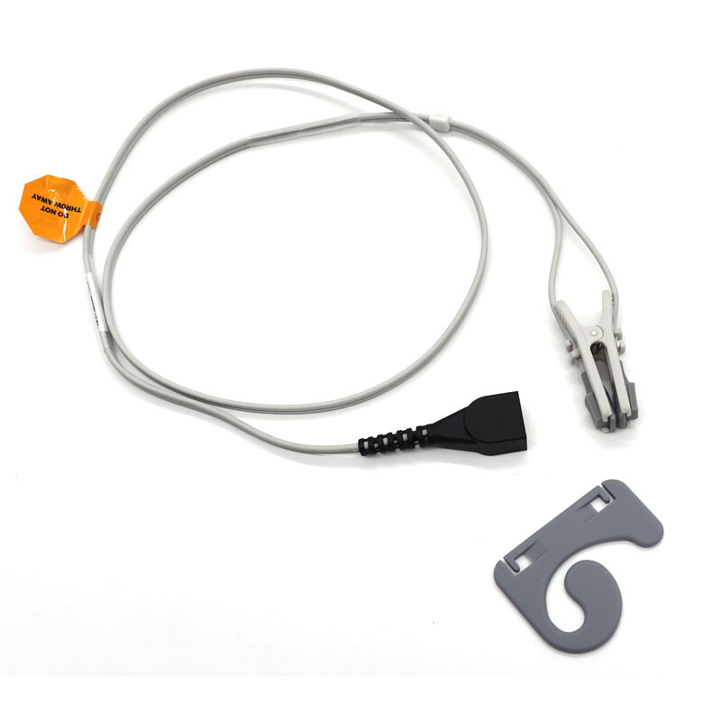 Fit For Nonin 7pin Adult ear clip Spo2 sensor 8700 8800 2500 Spo2 probe