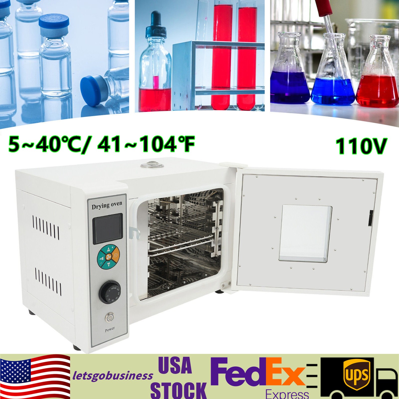 White 800w Electric Hot Blast Drying Oven Drying Oven For Lab Industrial Oven