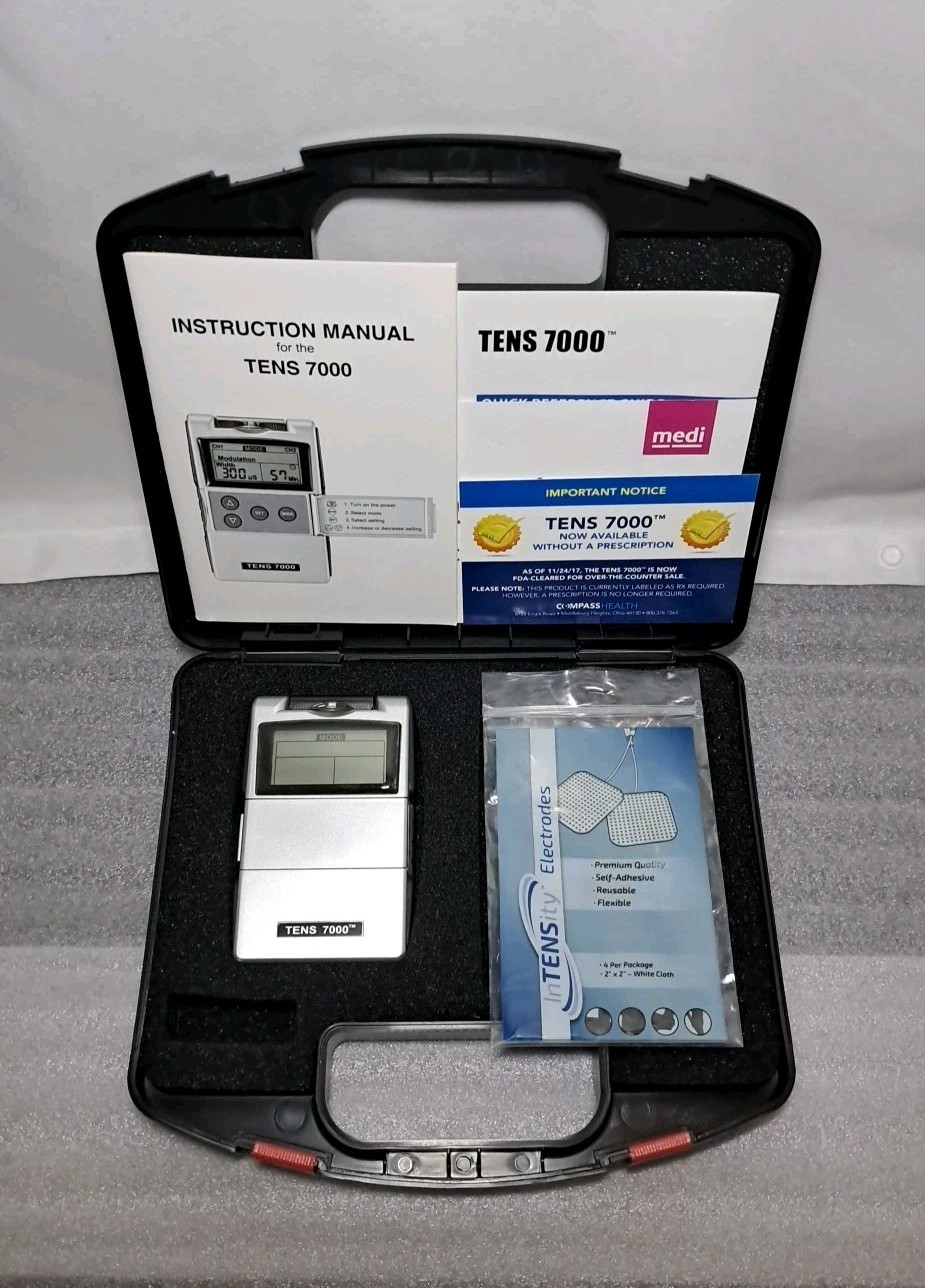 TENS 7000 2nd Edition Digital TENS Unit – Tested, Complete Set