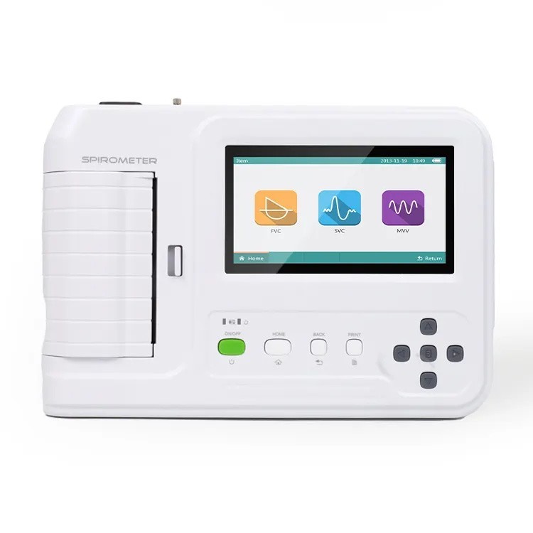 Touch Handheld Spirometer Vitalograph Lung Diagnostic Device Software Printer