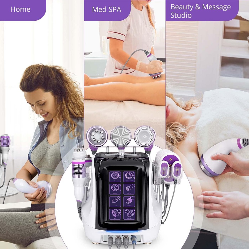 Multifunction 9 in 1 Beauty Machine for Body Massage Facial Skin Care Salon Use