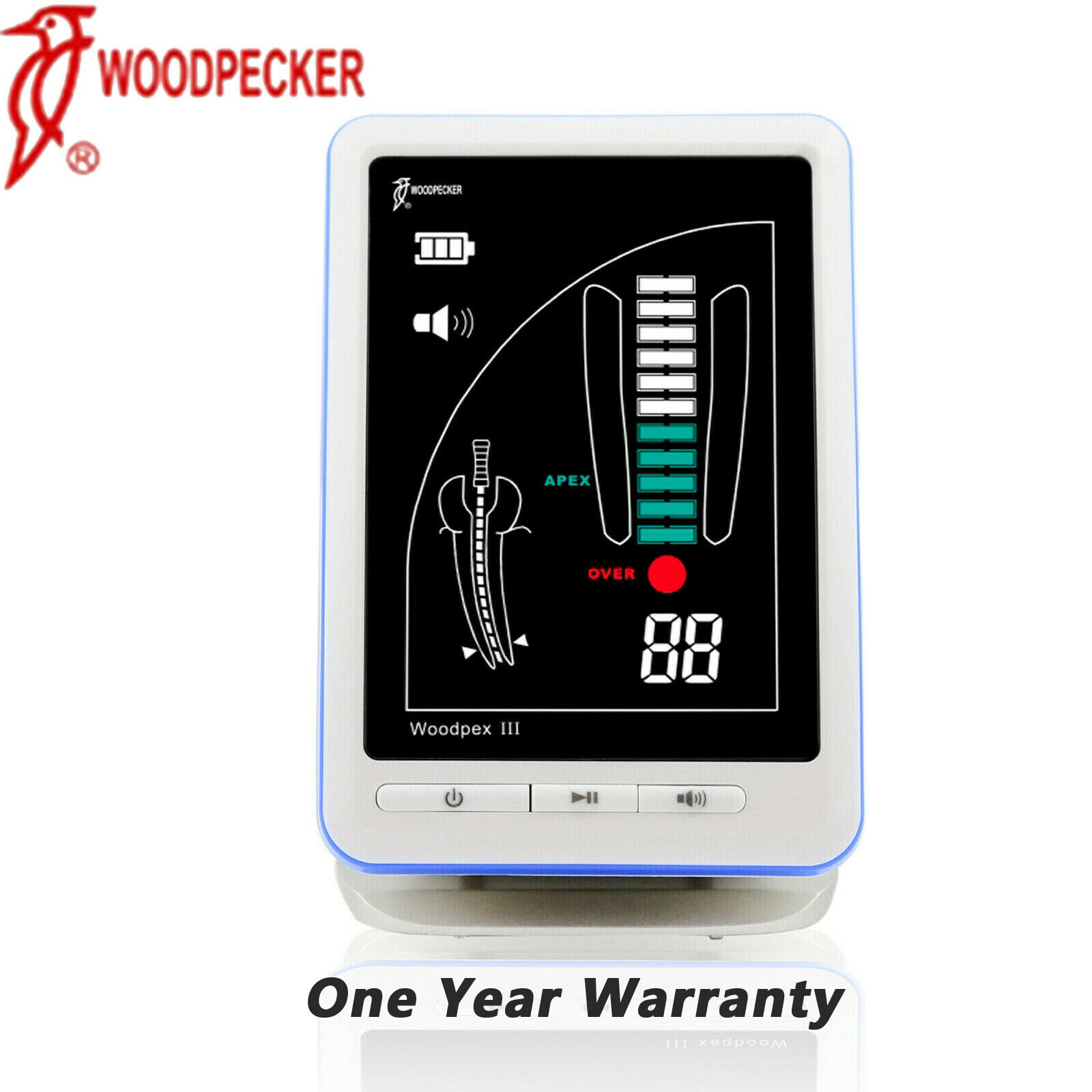 Woodpecker Woodpex III Apex Locator 4.5″ LCD Dental Endodontic Root Canal