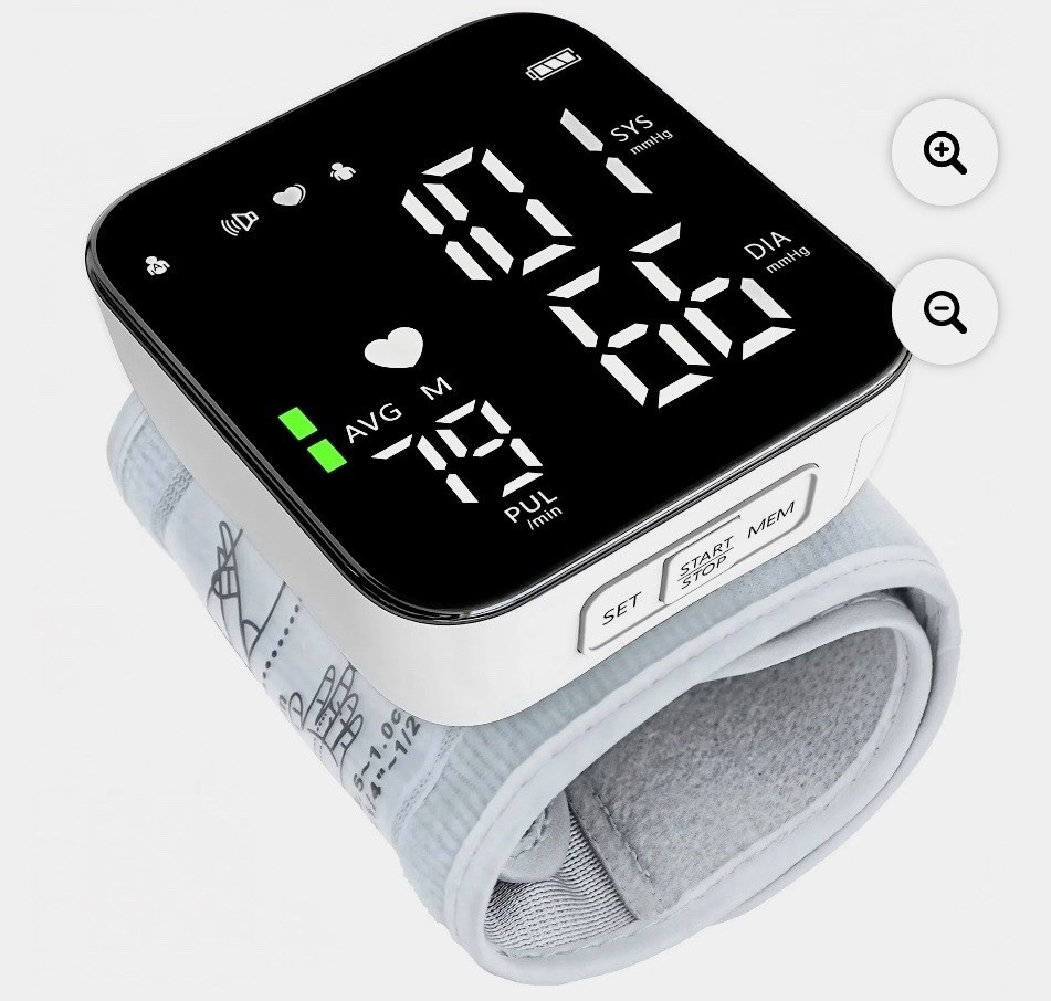 Automatic LCD Wrist Blood Pressure Monitor BP Machine & Heart Rate #78