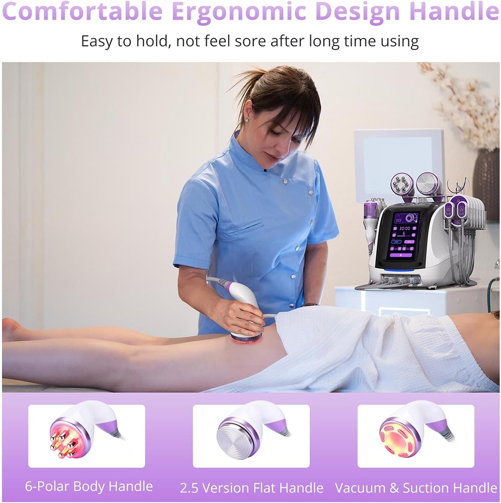 Multifunction 9 in 1 Beauty Machine for Body Massage Facial Skin Care Salon Use