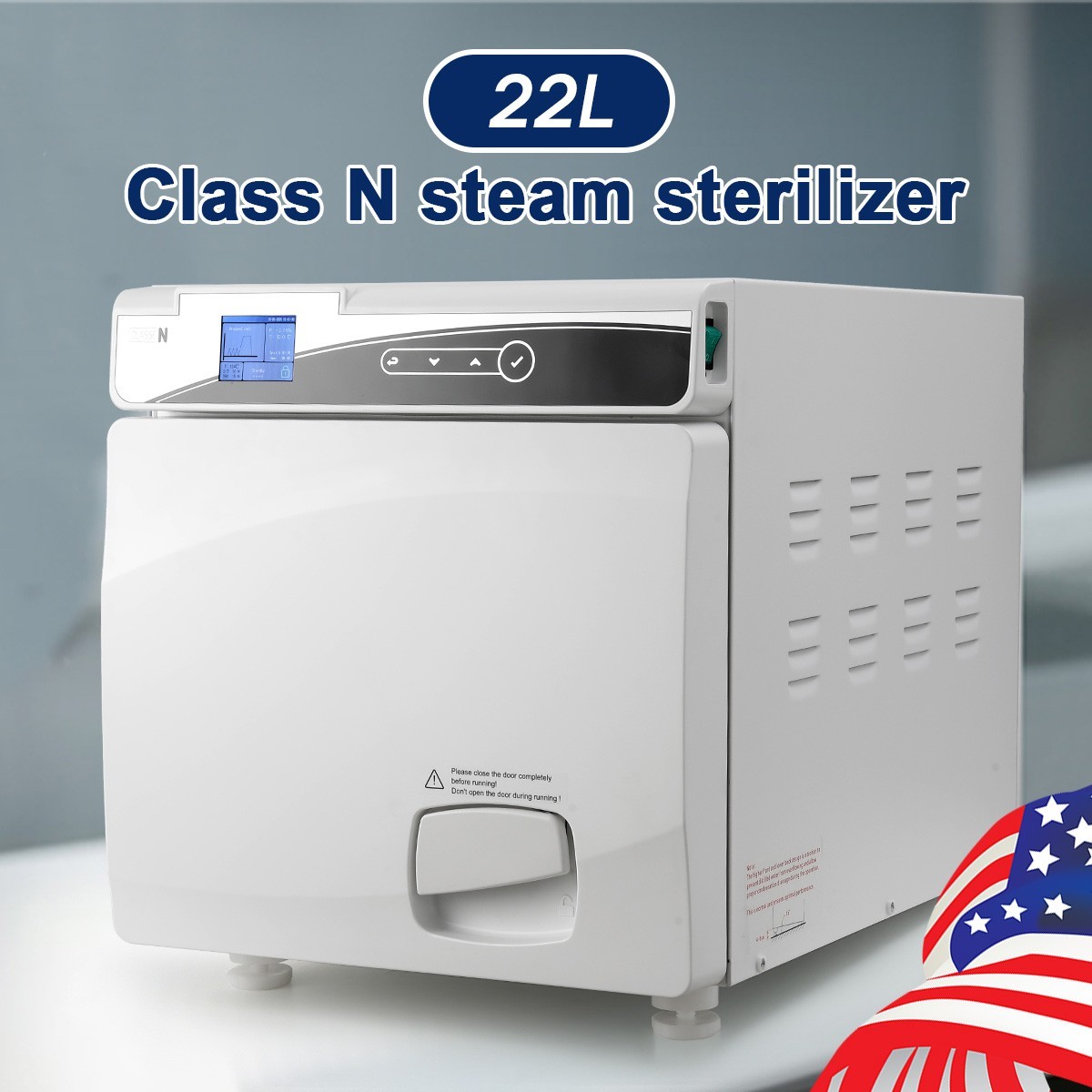 22L Autoclave Steam Sterilizer High Pressure Temperature with Drying Function