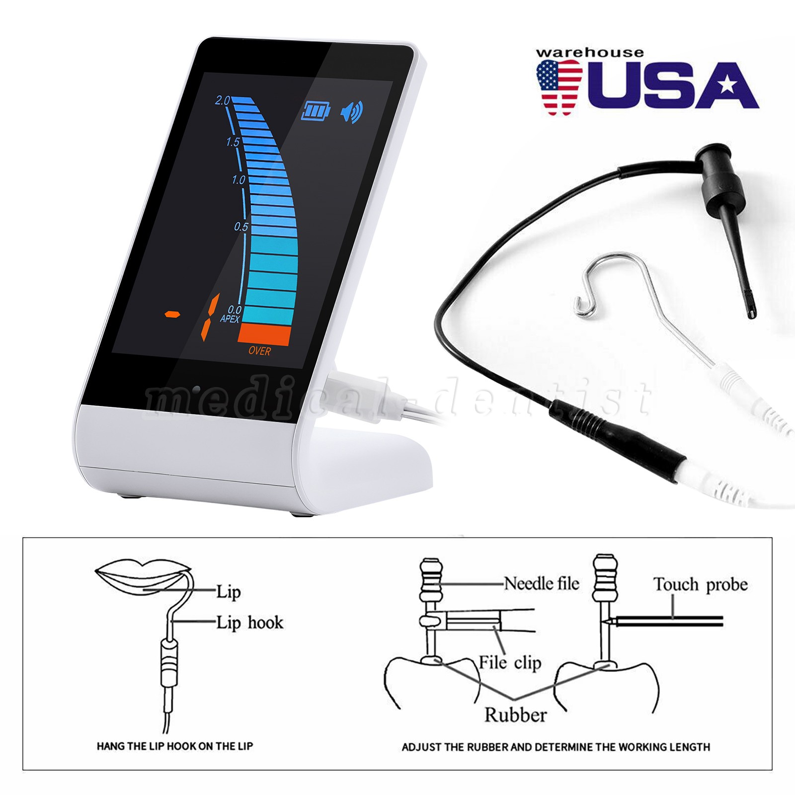 10* NSK Style Dental Low Slow Speed Handpiece Contra Angle Latch E-Type SEASKY