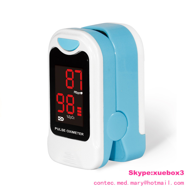 US seller LED Finger Tip Pulse Oximeter Blood Oxygen SpO2 Monitor lanyard
