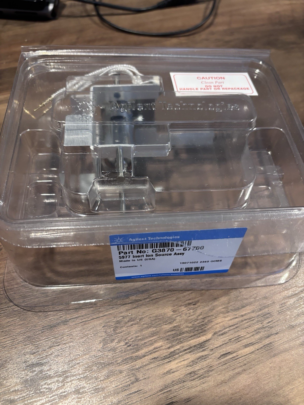 Agilent G3870-67700 EI 350 inert ion source assembly New Open Box