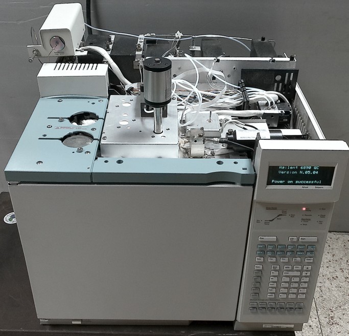 AGILENT 6890 GC NO: 6890N (G1530N) SINGLE TCD SINGLE SINGLE FPD FOR SULFUR