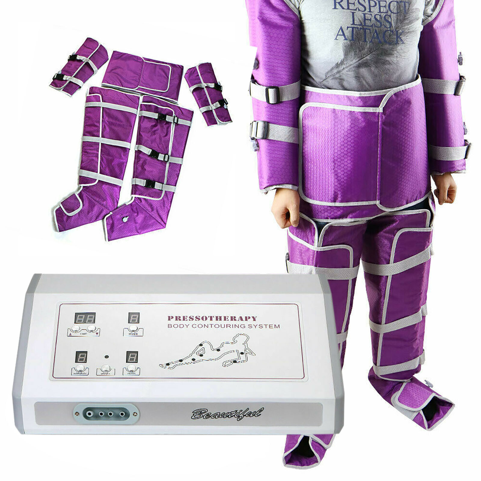 Pressotherapy Air Pressure Machine for Lymphatic Drainage & Slimming
